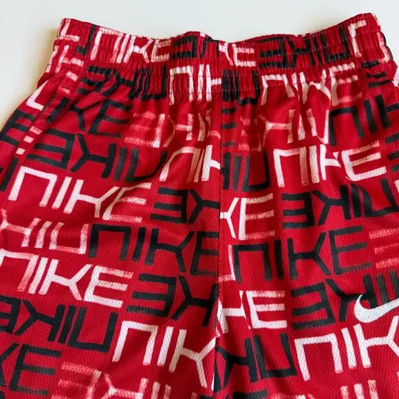 Nike Youth Dri-Fit Red Shorts Medium - Picture 4 of 6